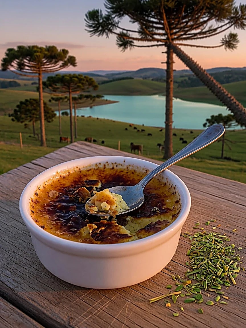 Crème brûlée de erva-mate