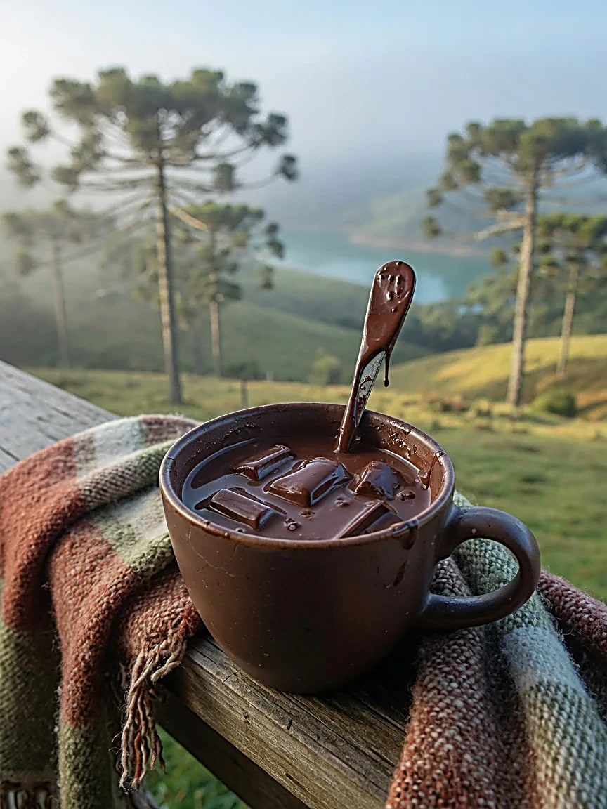 Chocolate quente cremoso