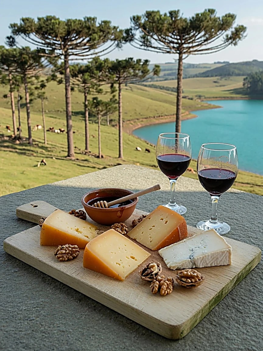 Tábua de queijos da serra